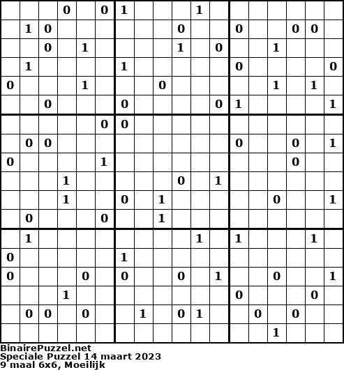 Binaire Puzzel