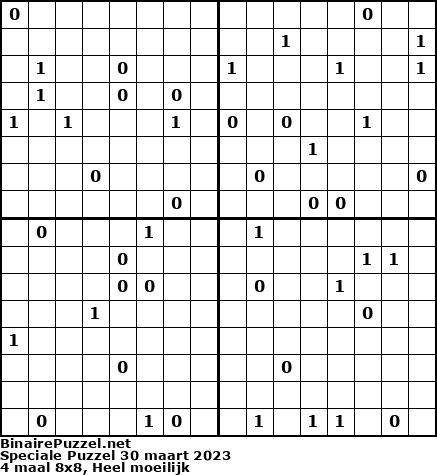 Binaire Puzzel