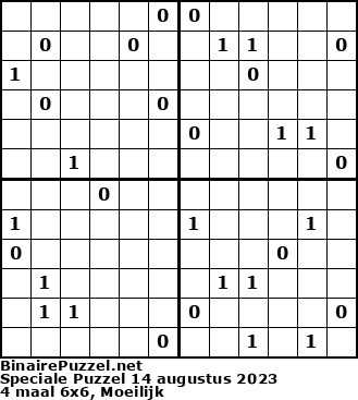 Binaire Puzzel