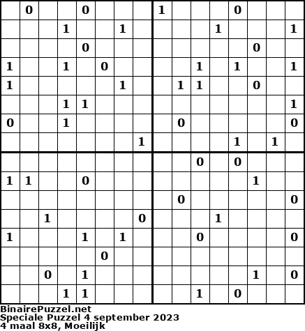 Binaire Puzzel