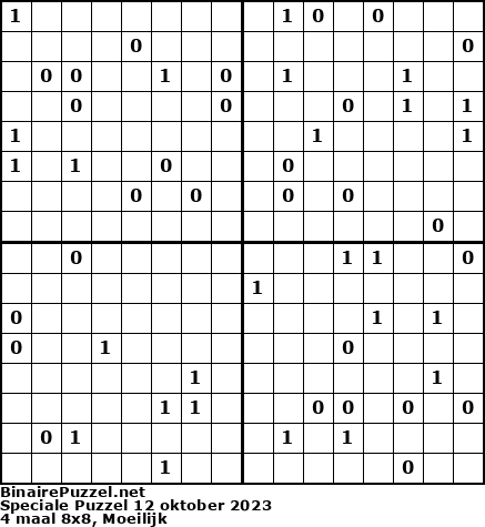 Binaire Puzzel