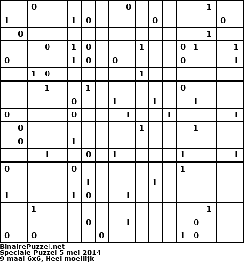 Binaire Puzzel