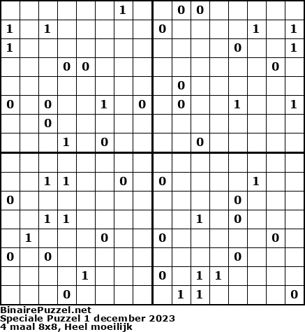 Binaire Puzzel