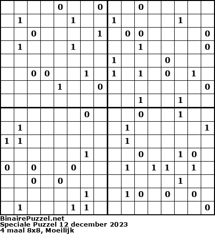Binaire Puzzel