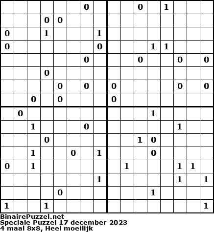 Binaire Puzzel
