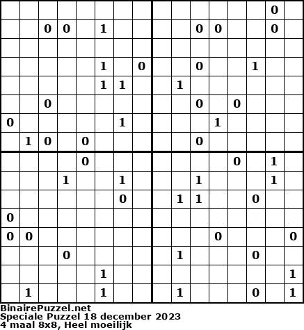 Binaire Puzzel