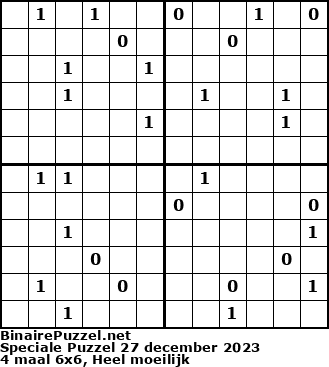 Binaire Puzzel