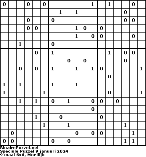 Binaire Puzzel
