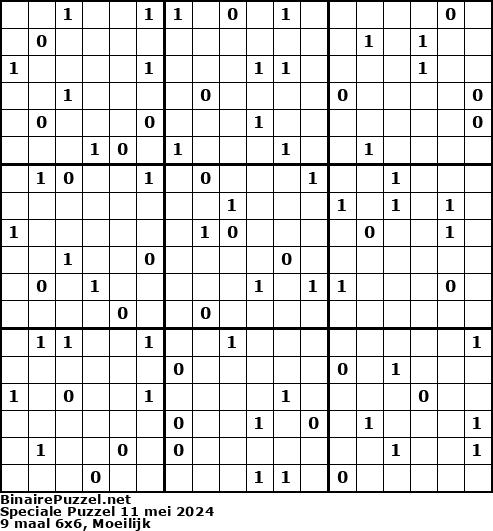 Binaire Puzzel