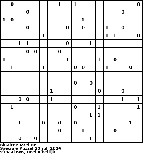 Binaire Puzzel