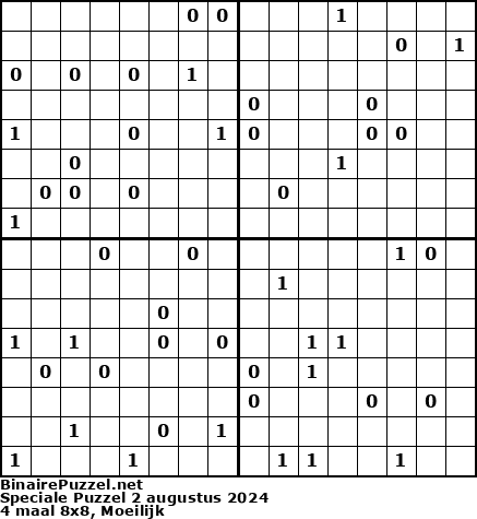 Binaire Puzzel