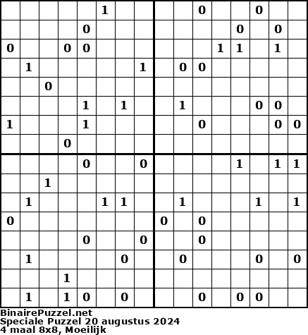 Binaire Puzzel