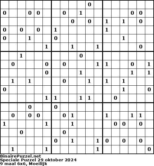 Binaire Puzzel
