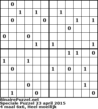 Binaire Puzzel