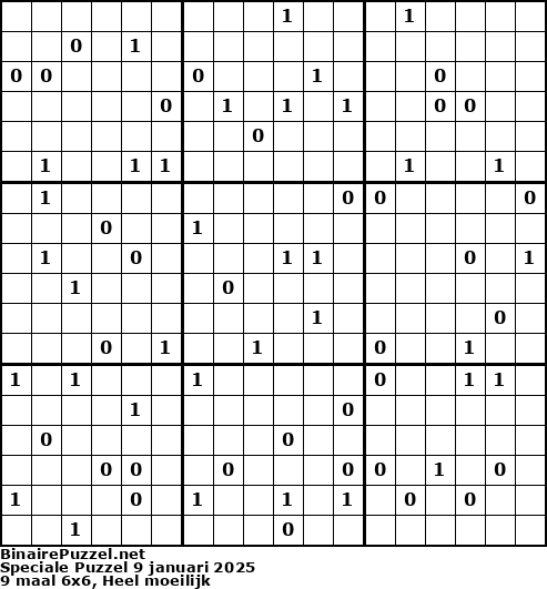 Binaire Puzzel