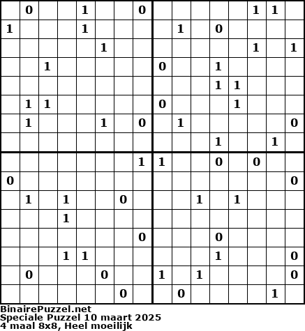 Binaire Puzzel