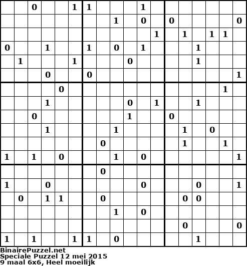 Binaire Puzzel