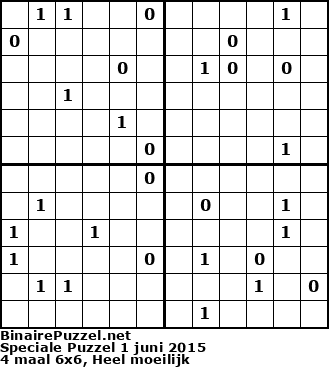 Binaire Puzzel