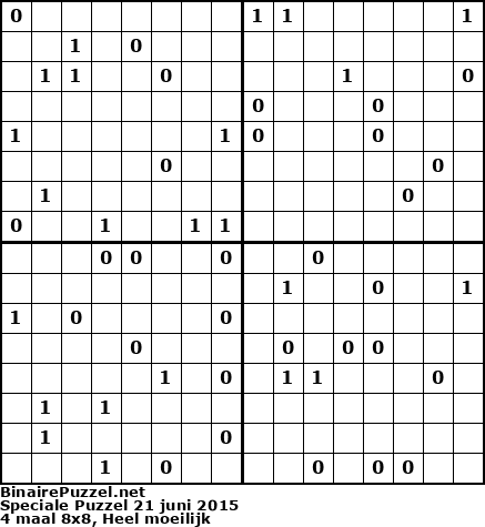 Binaire Puzzel