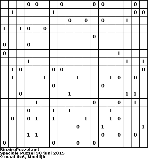 Binaire Puzzel