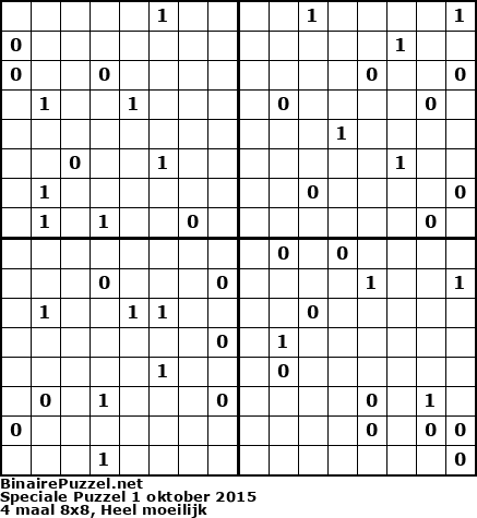 Binaire Puzzel