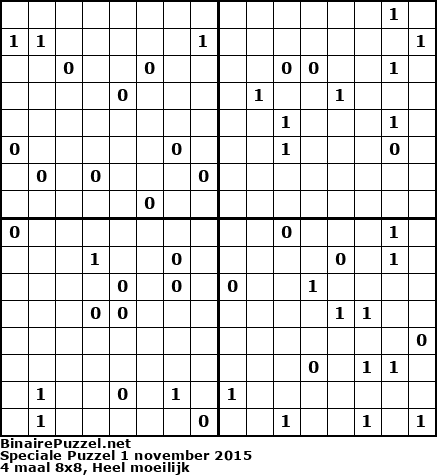 Binaire Puzzel
