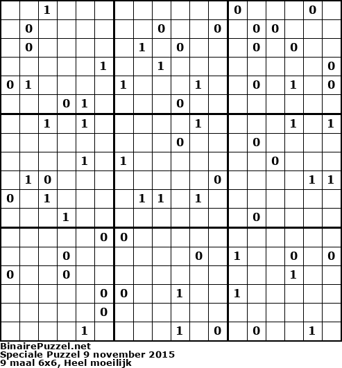 Binaire Puzzel