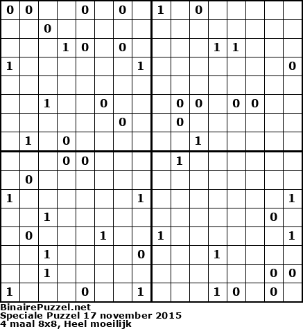 Binaire Puzzel
