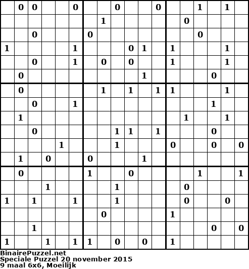 Binaire Puzzel