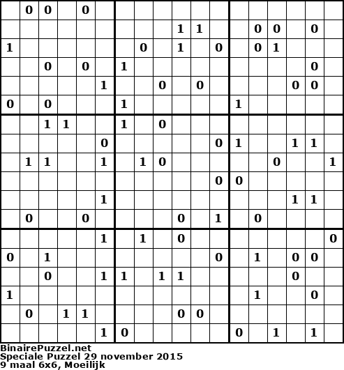 Binaire Puzzel