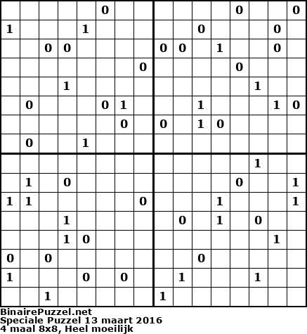 Binaire Puzzel