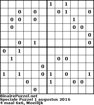 Binaire Puzzel
