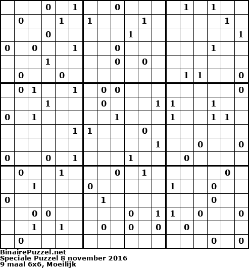Binaire Puzzel