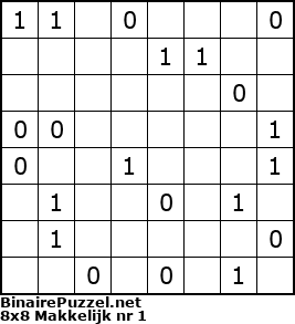 Binaire Puzzel