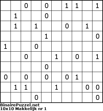 Binaire Puzzel