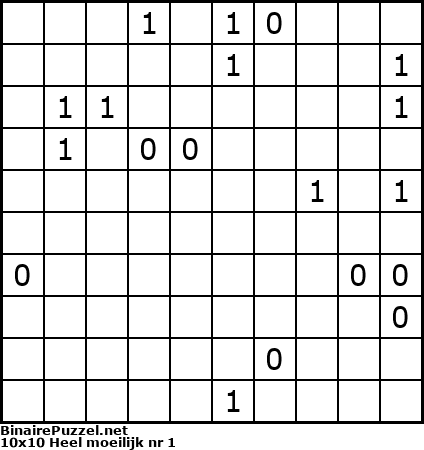 Binaire Puzzel