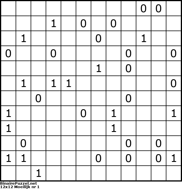Binaire Puzzel
